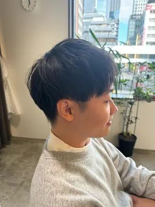 メンズ 骨格診断美容師 メンズパーマ中島年紀のヘアスタイル