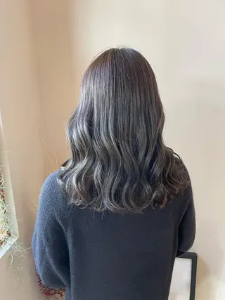 セミロング カラー 林 慧悟のヘアスタイル