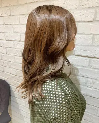 ロング カラー ヘアアレンジ ブリーチなし/ レイヤー🌿runaのヘアスタイル