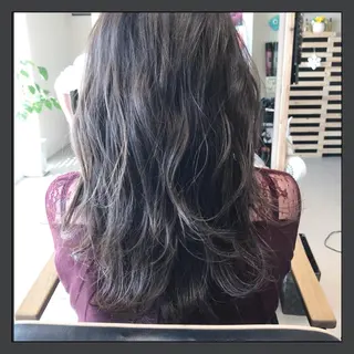 セミロング カラー 大久保 隆蔵のヘアスタイル