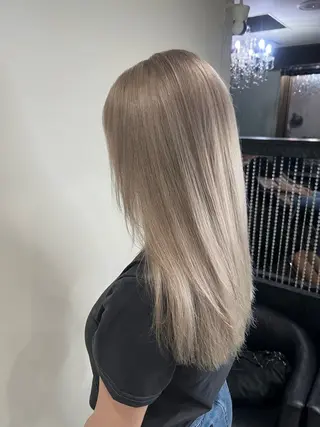 ロング カラー YUDU🍊 germe/ジェルムのヘアスタイル