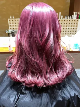 セミロング カラー CoCooN 店長 さのえみのヘアスタイル