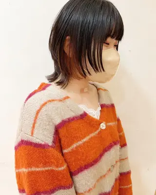 ミディアム カラー ハイトーン/ショート 村上淳乃🐥のヘアスタイル
