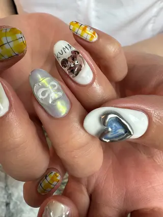 ネイル AOI✩⡱ y2kネイルのネイルデザイン