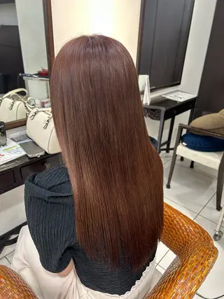 ロング カラー ディフィーノ青山所属・石川 野乃花のヘアスタイル