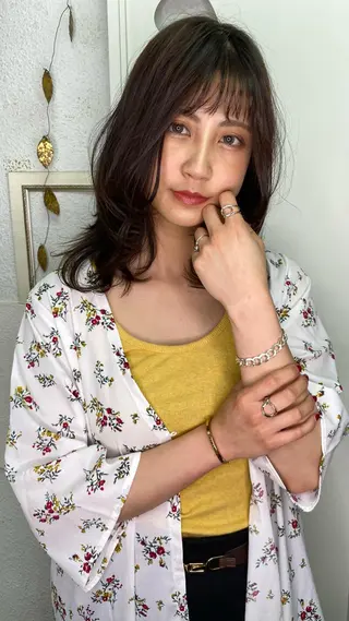 ミディアム カラー パーマ ✨限定!パーマお得✨ 佐藤優斗のヘアスタイル