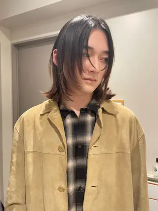 ミディアム メンズ 森田 博樹のヘアスタイル