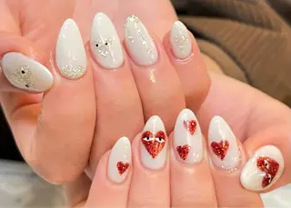 ショート カラー ネイル ネイルサロン リリーブランシュ所属・森 瑞紀のネイルデザイン