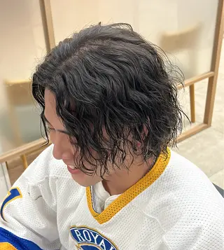パーマ メンズ 鈴木 あやかのヘアスタイル