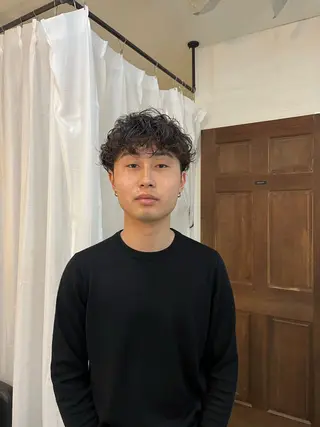 ショート パーマ／透明感 🍃Hidetoraのヘアスタイル