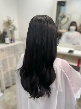 ロング カラー 韓国ヘア🤍髪質改善 🇰🇷AKANEのヘアスタイル
