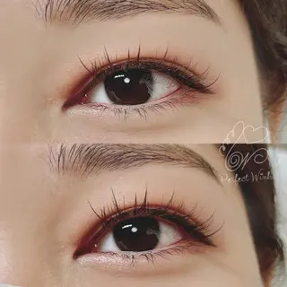 カラー マツエク・マツパ アイブロウ パーフェクトウィンク ちぢいわみのりのマツエク・マツパデザイン