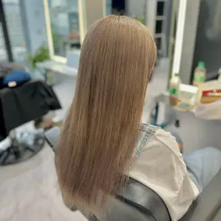 セミロング ❤️‍🔥シールエク ＋カラー京❤️‍🔥のヘアスタイル