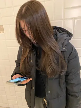 ロング みやけ ひなのヘアスタイル