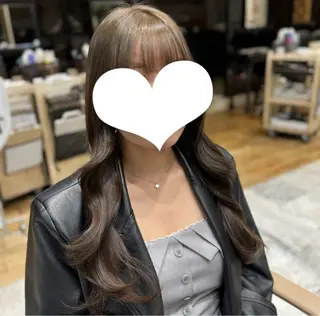ロング カラー 新宿透明感カラー 髪質改善/吉川怜奈のヘアスタイル