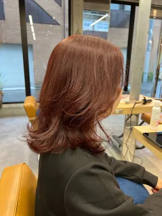 ミディアム カラー shiho︎🌟/ 髪質改善カラーのヘアスタイル