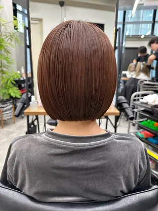 ショート 髪質改善/美髪矯正/ 小顔ボブNANAのヘアスタイル