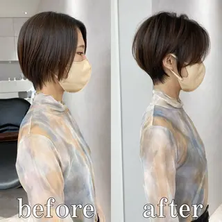 ショート カラー 美髪❣️縮毛矯正/ 髪質改善✨/山本のヘアスタイル