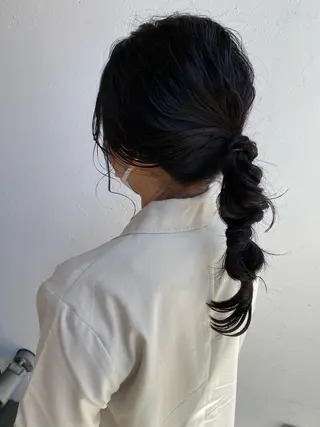 ロング TRAN9UIL  graph所属・青木 みなのヘアスタイル