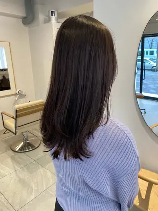 セミロング knock所属・knock　國友 華乃のヘアスタイル