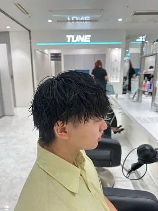 パーマ メンズ 🐺メンズパーマ マッシュ　あさひ🐺のヘアスタイル