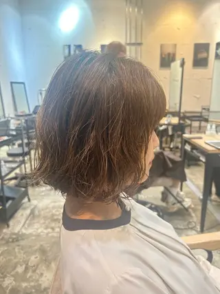 パーマ 池崎 真菜のヘアスタイル