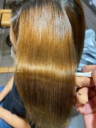 ミディアム 尾崎 優也のヘアスタイル