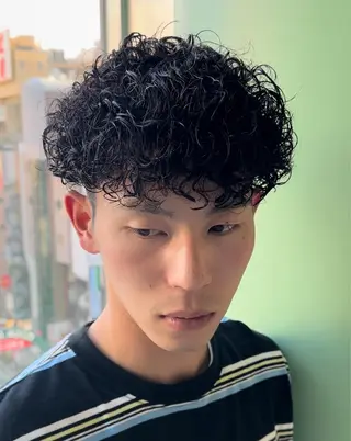 パーマ メンズ 年間2000名担当◎ パーマ職人/仲原佑樹のヘアスタイル