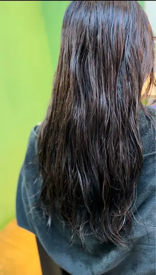 ロング パーマ 【髪質改善/縮毛矯正 /カラー】ホサカのヘアスタイル