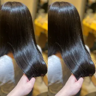 セミロング カラー ラフィスヘアードープ所属・👑髪質改善wカラー /ハイトーン/アユカのヘアスタイル