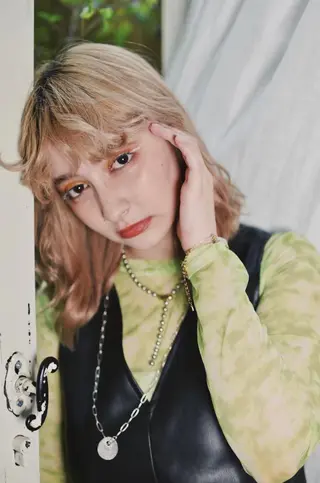 セミロング パーマ 藤岡 紗良のマツエク・マツパデザイン