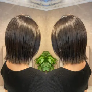 ミディアム カラー tocca 💜石田愛結💜のヘアスタイル