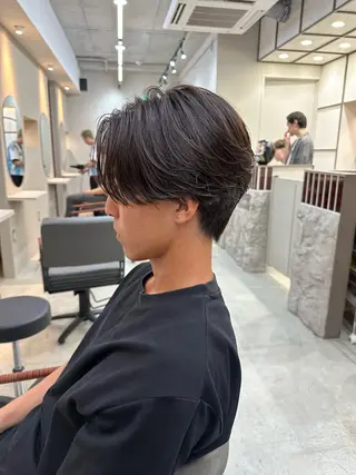 ショート パーマ 木下 健心のヘアスタイル