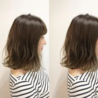 ミディアム カラー ヘアアレンジ 嶋佐 昌大 シマサマオのヘアスタイル