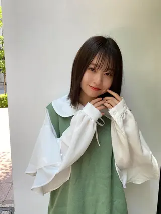 ショート カラー レイヤーと顔まわり 大好き❣️関口拓馬のヘアスタイル