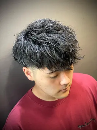 ショート パーマ メンズ ⚡️メンズ特化⚡️ 倉林 隼大のヘアスタイル