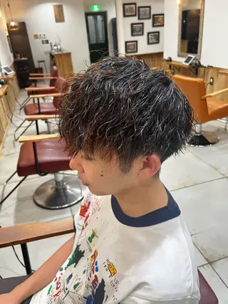 ショート パーマ メンズ 🦋坂本 未結🦋のヘアスタイル