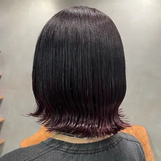 ミディアム カラー 暖色レイヤー 🥀REIRIのヘアスタイル