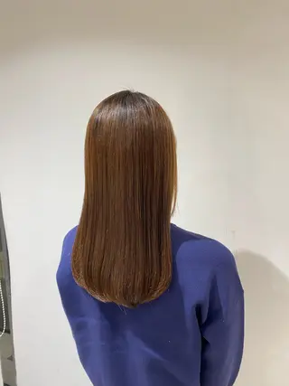 ロング 🦋‪ハイトーンカラ ー🦋‪熊田 史織のヘアスタイル