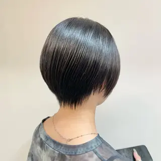 ショート Riru🍒レイヤー 透明感カラー🍒のヘアスタイル