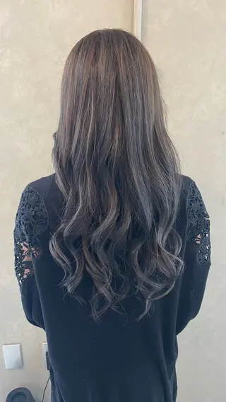 ロング カラー Hair ruup Rell所属・デザインカラー/スパ 竹西 成美のヘアスタイル