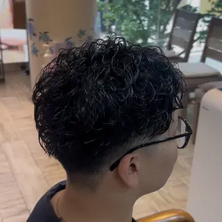 ショート パーマ メンズ 💥横浜メンズ特化 💥ルキのヘアスタイル