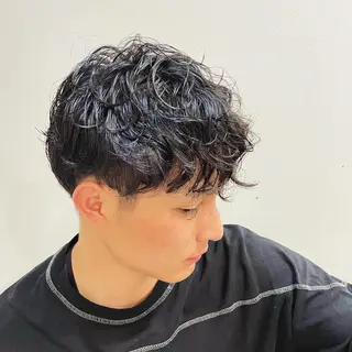 ショート パーマ メンズ 馬越 優のマツエク・マツパデザイン