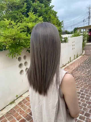 ロング カラー 中川原 大介のヘアスタイル
