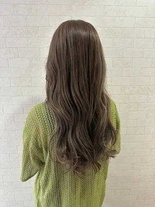 ロング カラー 大人レイヤー& 透明感カラー💄のヘアスタイル