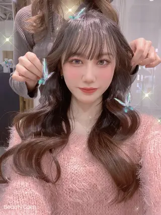 ロング カラー 韓国/レイヤー NOISM天王寺のヘアスタイル