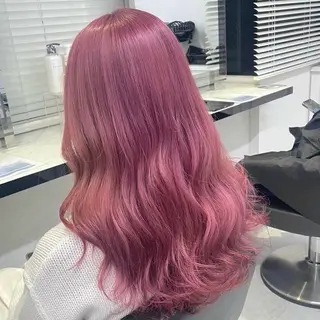 ミディアム カラー 🎀🧁ダメージレス 艶髪カラー🧁🎀のヘアスタイル