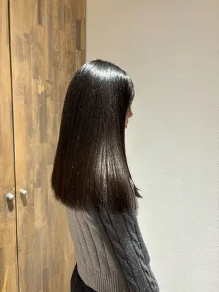 セミロング マツムラ ミサキのヘアスタイル