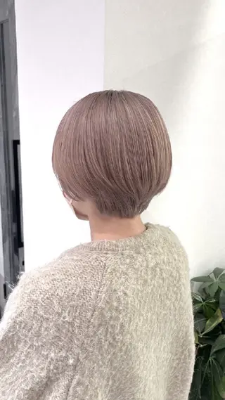 ショート ate.心斎橋 髪質改善のヘアスタイル