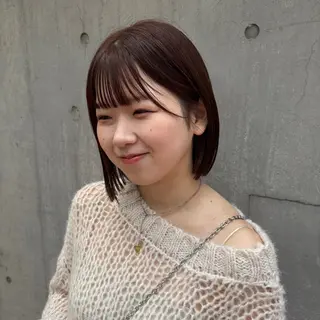 ショート 暖色/ボブ/吉岡美音 GIEN NU茶屋町のヘアスタイル